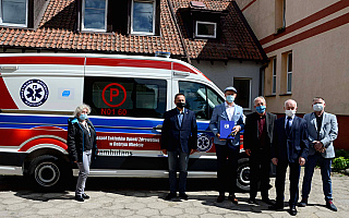 Nowy ambulans dla szpitala w Dobrym Mieście. Specjalistyczna karetka kosztowała kilkaset tysięcy złotych